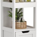 Homefort Bathroom Storage Cabinet, Slim Tall Cabinet, Narrow Floor Cabinet - £98.32 GBP