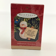 Hallmark Keepsake Christmas Tree Ornament Millennium Snowman New Vintage - £13.14 GBP