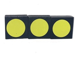 Qwirkle Replacement OEM 3 Yellow Circle Tiles Complete Set - £6.61 GBP