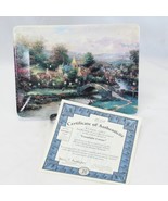 Thomas Kinkade Lamplight County Lamplight Village Plate Bradford w/Certi... - €6,76 EUR