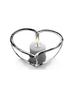 Orrefors Glass 5 Inch Heart Bowl/Votive (small) - £43.25 GBP