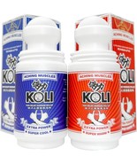 Koli Super Warm+Super Cool Pain Relief Massage Roller 60ml 1 set 够力温热感+冰凉感止痛按摩滚轮 - $20.79