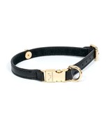 Leather Dog Collar Tino Black - $63.84 CAD