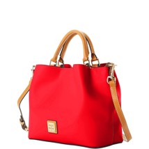 Dooney &amp; Bourke $288 Salmon Red Wexford Leather Small Brenna Purse NEW 0... - £151.32 GBP