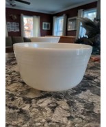 Pyrex Hamilton Beach White Milk Glass Ribbed Mixing Bowl #25 - $644.35 MXN