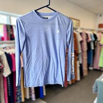 HURLEY Long Sleeve Cloud Slub Crew Tee Boys Size M EUC - $19.80