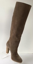 NEW DOLCE VITA Stacked Heel Tall Pull On Boots, Light Brown (Size 6) - £39.92 GBP