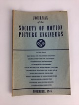 SMPE Journal Of The Society Of Motion Picture Engineers November 1947 VO... - $12.86