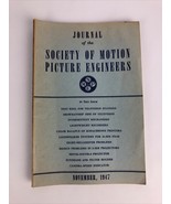 SMPE Journal Of The Society Of Motion Picture Engineers November 1947 VO... - $17.99 CAD