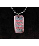 RAISE YOUR VOICE Vintage NECKLACE Shine Rhinestone 2 Sided Pendant Bead Ball 16" - $363.64 MXN