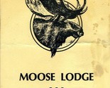 Moose Lodge 909 Menu Greeley Evans Colorado - $24.72