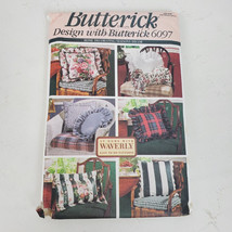 Vintage 1992 Pillow Patterns 8 Sewing Pattern 6097 Butterick - £13.58 GBP