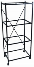 Four Shelf Stand for Small Bird Breeding Cages in Black - £137.48 GBP