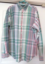 Ralph Lauren Plaid Shirt Classic Fit 100% Cotton L/S Men&#39;s Large - £18.10 GBP