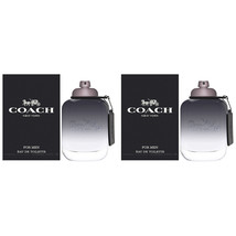 Pack of 2 New Coach For Men Eau De Toilette Spray, Cologne for Men, 3.3 Oz - £80.01 GBP