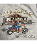Vintage Harley Davidson Roswell N.M. Mens Single Stitch T Shirt Size Medium - £79.32 GBP