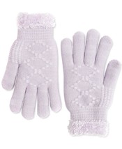 Womens Gloves Touchscreen Compatible Lined Purple JENNI $24 - NWT - £4.31 GBP
