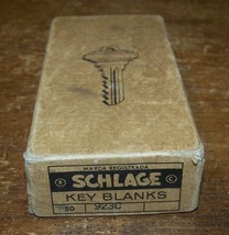 C1954 SCHLAGE KEY BLANKS EMPTY CASE BOX OF 50 - $9.89