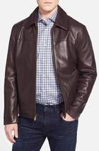 New Men&#39;s Genuine Lambskin Leather Jacket Slim fit Biker Motorcycle jacket - $179.99