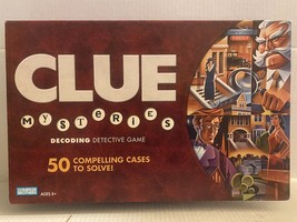 Parker Brothers CLUE Mysteries Board Game 50 Cases Decoding Detective - £71.38 GBP