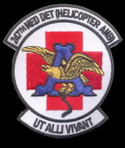 Army 247TH Dust Off Med Det Helicopter Ambulance Et Vietnam Embroidered Patch - £27.90 GBP