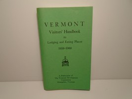 Vermont Visitors Handbook To Lodging &amp; Dining 1959-1960 - Travel, Tourism - $6.76