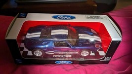 New City Cruiser New Ray Ford GT Blue Diecast Pull Back Car 1:32 Scale Ford - $29.69