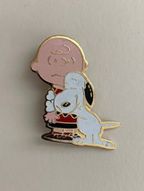 RARE Vintage 1970 Peanuts Charlie Brown &amp; Snoopy Enamel Collectible Pin - £23.39 GBP