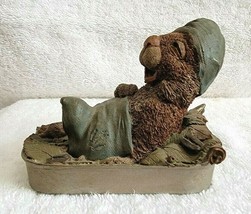 Clark / Wolfe Gnomes NODDINS 1992 Figurine Sleeping in a Sardine Can - £14.35 GBP