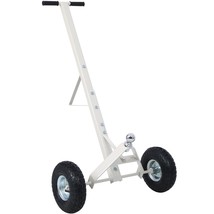 Trailer Dolly with Pneumatic Tires - 600 Lb. Maximum Capacity - Gray - £64.35 GBP