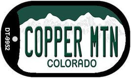 Copper Mountain Colorado Novelty Metal Dog Tag Necklace DT-9952 - £12.54 GBP