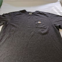 Carhartt K87-CRH Men's Charcoal Cotton Blend Workwear Short Sleeve T-Shirt 4XL image 8