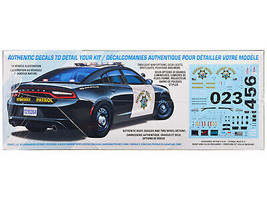 Skill 2 Model Kit 2021 Dodge Charger Pursuit Police Car 1/25 Scale Model AMT - £63.39 GBP