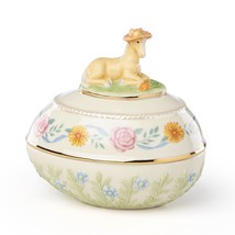 Lenox Pony Easter Egg Trinket Box Figurine Springtime Horse Palomino 2018 NEW - $25.00