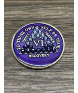 Recovery To Thine Own Self Be True VI Purple Coin Medallion KG JD - $20.79 CAD