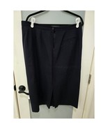 Vintage Austin Reed Wool Skirt 16 Navy 100% Wool Midi Career Lined Made ... - $558.00 MXN