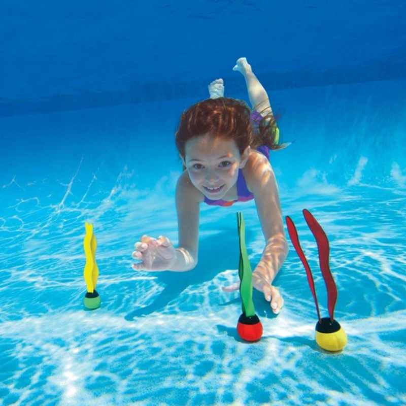 3pcs Pool Swimming Training Plants Toy Water Sports Accessories Kids Study Tools - £13.34 GBP