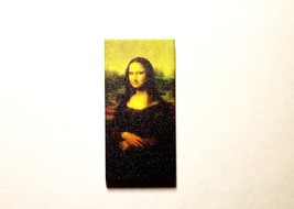 Mona Lisa Painting  2X4 construction piece - £2.38 GBP