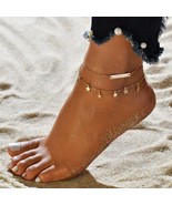 Modyle Vintage Beach Foot Anklet For Women Bohemian Female Anklets Summer  - $11.99