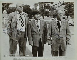 The Three Stooges Signed Photo X3 - Moe Howard, Larry Fine, Joe De Rita w/COA - $7,800.00