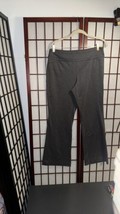 7th Avenue New York &amp; Co Ladies Gray Polyester Rayon Pants Size PETITE L... - £6.25 GBP