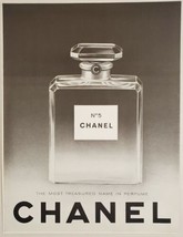 1966 Print Ad Chanel No 5 Perfume Most Treasured Name - £12.62 GBP