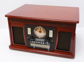 Victrola Navigator VTA-600B MH 8-in-1 Classic Bluetooth Record Player very good image 2