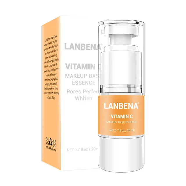 LANBENA Makeup Base Essence VC Whiten Face Primer Professional Foundation Facial - $33.19