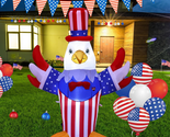 Independence Day Inflatable Decoration 5Ft 4Th of July Patriotic Bald Ea... - $48.24