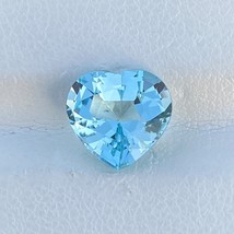 Natural Blue Aquamarine 2.45 Cts Heart Shape Loose Gemstone - £199.37 GBP