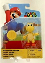 New Jakks 40821 World Of Nintendo Mario 4&quot; Koopa Troopa With Coin Mini-Figure - £16.32 GBP