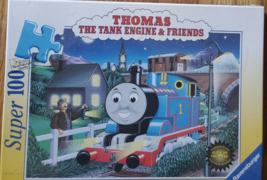 Thomas & Friends Midnight Ride Ravensburger 100 Piece Puzzle Glow In The Dark - $42.06