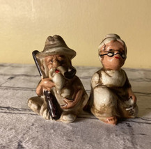 hillbilly folk salt and pepper shakers vintage - £11.57 GBP