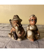 hillbilly folk salt and pepper shakers vintage - $20.21 CAD